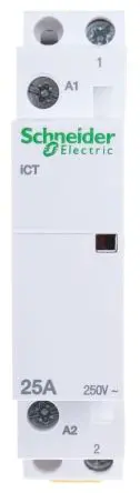 Produktfoto 1 von Schneider Electric ICT Schütz 230V ac-Spule, 1-polig, 250V ac / 25 A 240V 1.2 W 1 Schließer Motorsteuerung