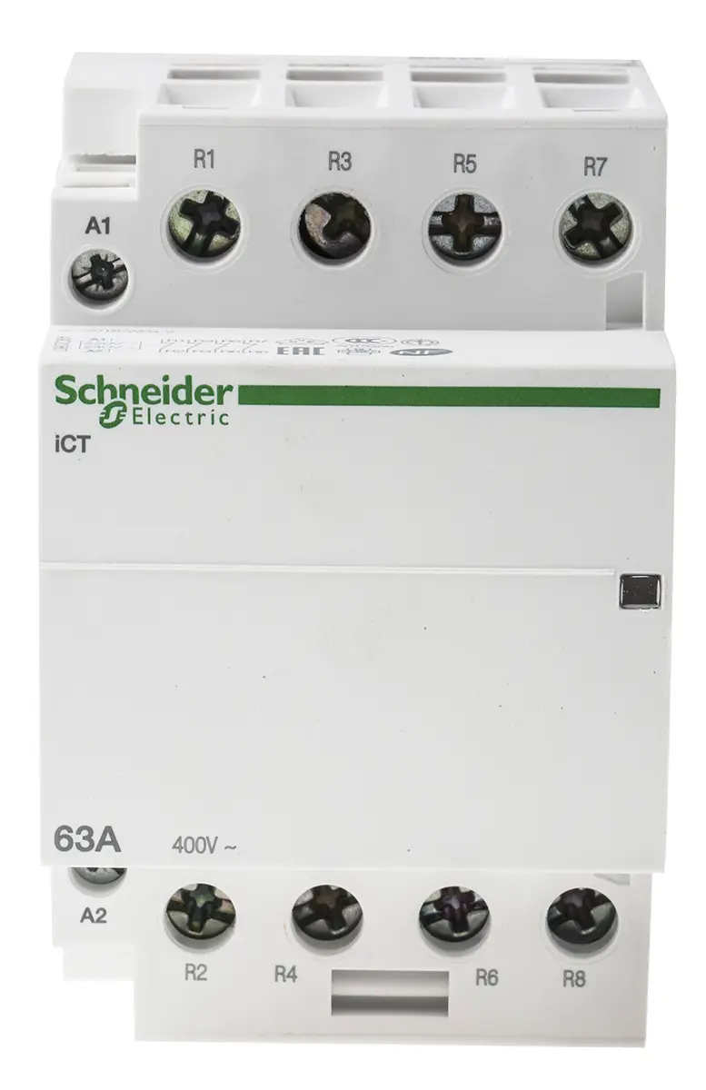Schneider Electric ICT Schütz 230 V ac-Spule, 4-polig, 400V ac / 63 A 240 V 2.1 W 4 Öffner Motorsteuerung