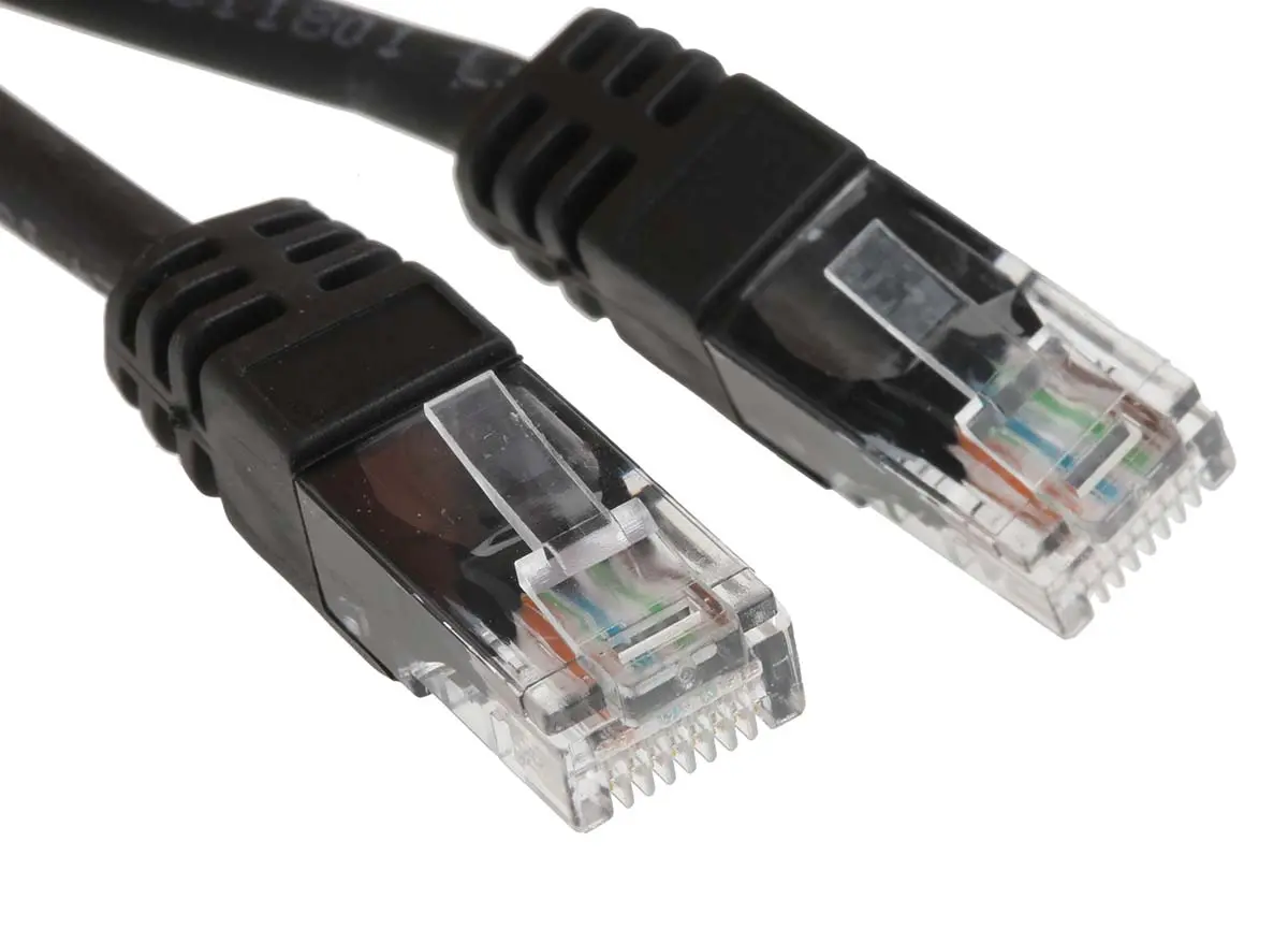 Produktfoto 1 von RS PRO Cat5e Ethernet-Kabel, 30 m, Schwarz, A RJ45 Stecker, B RJ45 Stecker Ungeschirmt, Raucharm halogenfrei