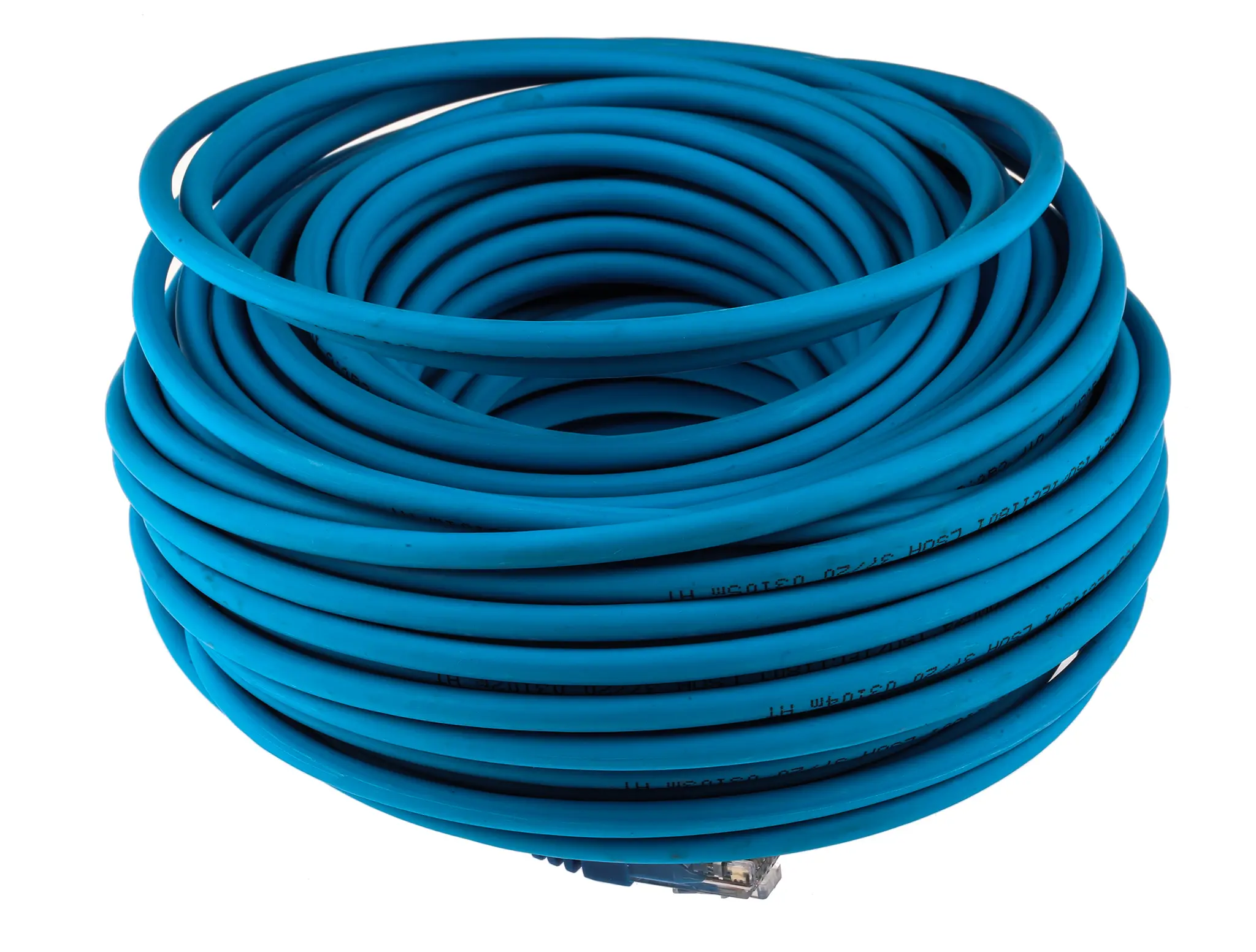 Produktfoto 1 von RS PRO Kat. 6 Ethernet-Kabel, 30 m, Blau U/UTP Stecker, A RJ45 Stecker, B RJ45, Raucharm halogenfrei