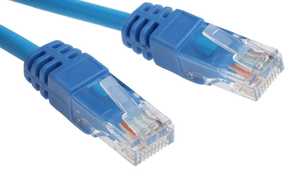 Produktfoto 1 von RS PRO Cat5e Ethernet-Kabel, 20 m, Blau U/UTP Stecker, A RJ45 Stecker, B RJ45, Raucharm halogenfrei