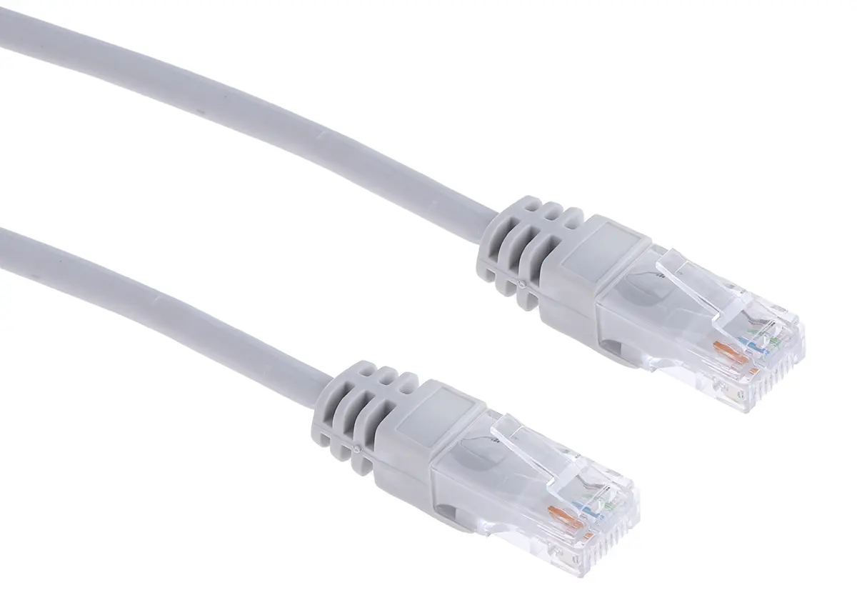 Produktfoto 1 von RS PRO Cat5e Ethernet-Kabel, 30 m, Grau U/UTP Stecker, A RJ45 Stecker, B RJ45, Raucharm halogenfrei
