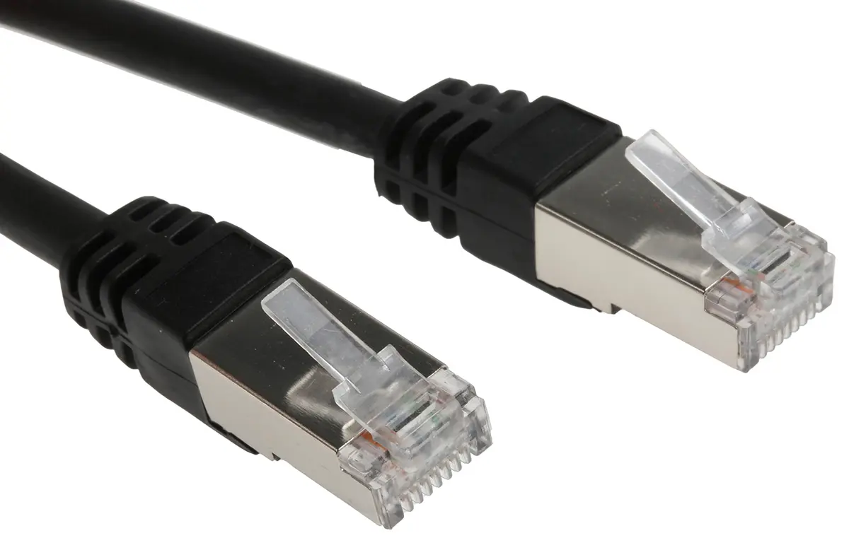 Produktfoto 1 von RS PRO Kat. 6 Ethernet-Kabel, 25 m, Schwarz F/UTP Stecker, A RJ45 Stecker, B RJ45, Raucharm halogenfrei
