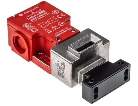 Produktfoto 1 von Allen Bradley Guardmaster 440K Sicherheits-Verriegelungsschalter Schlüssel Verriegelung Betätiger inklusive 2 Öffner