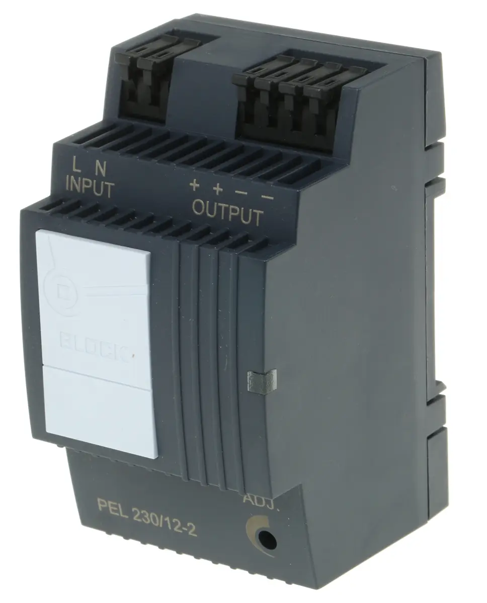 Block PEL 230 DIN-Schienen Netzteil Getaktet 12V dc / 2A 24W 85 → 264 V ac / 120 → 373V dc