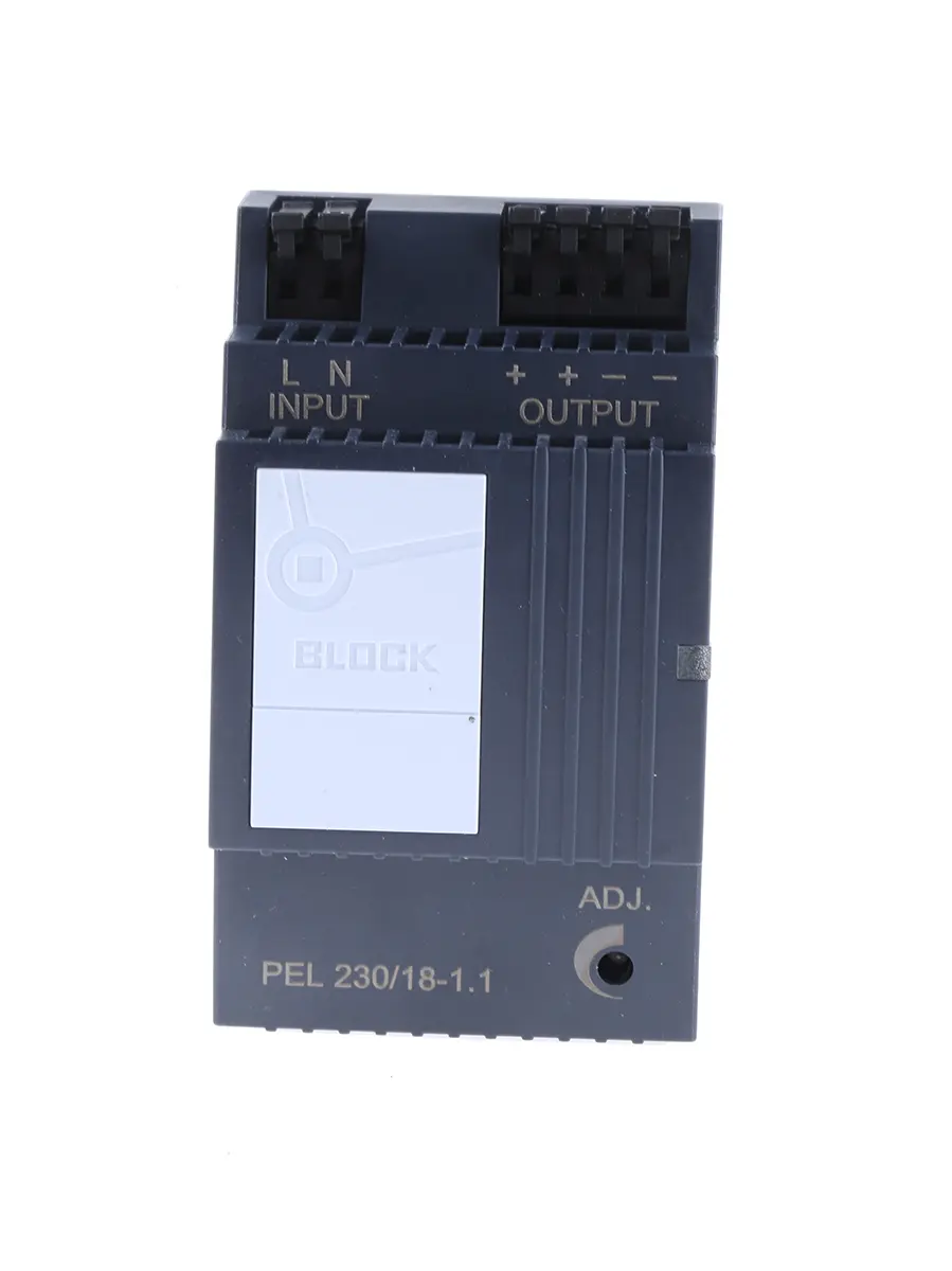 Produktfoto 1 von Block PEL 230 DIN-Schienen Netzteil Getaktet 18V dc / 1.1A 19W 85 → 264 V ac / 120 → 373V dc