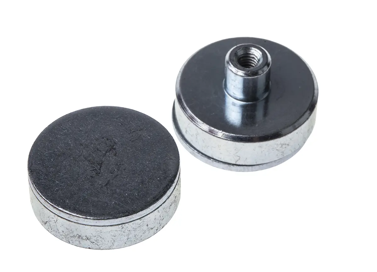 Produktfoto 1 von Eclipse Neodym Magnet, 24 mm, 20.39 kg Gewindebohrung x 7 mm, L. 14 mm