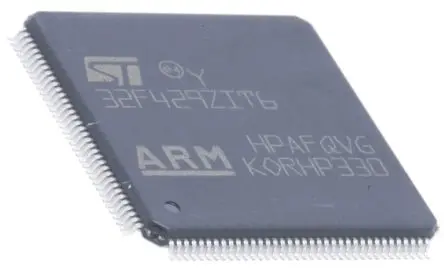 Produktfoto 1 von STMicroelectronics Mikrocontroller STM32F429ZI ARM Cortex M4 32 bit Flash Oberfläche 2048kB LQFP 144-Pin 180 MHz 256 kB