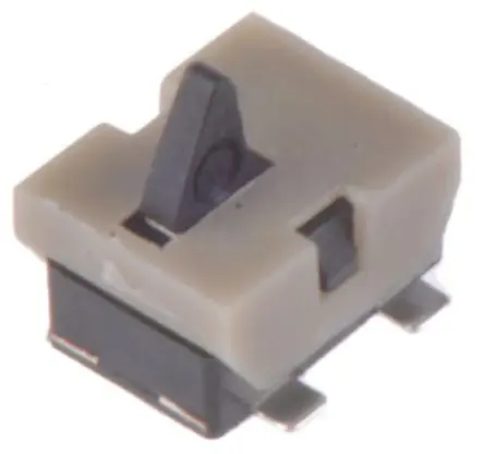 Produktfoto 1 von C & K Detektorschalter SMD Hebel, SPST Silber über vernickelter Phosphorbronze, 1mA