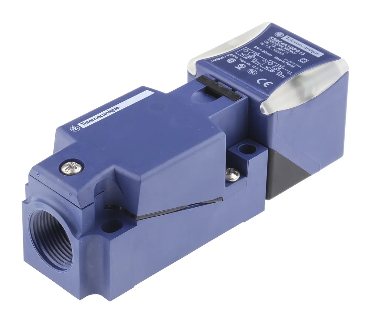 Telemecanique Sensors Näherungssensor Induktiv, Kubisch 20 mm 2-Draht 12 → 48 V dc / 100 mA NO/NC, IP65, IP67,