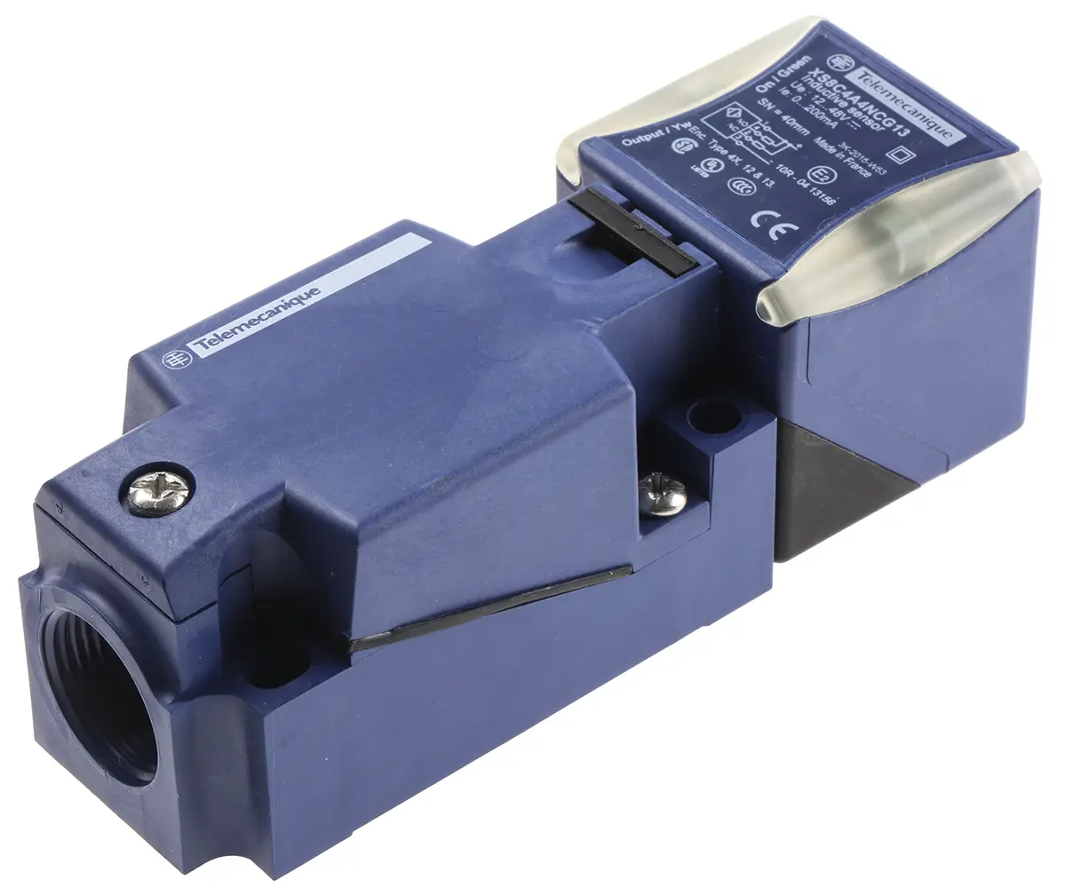 Produktfoto 1 von Telemecanique Sensors OsiSense XS Näherungssensor Induktiv, Kubisch 40 mm NPN 12 → 48 V dc / 200 mA NO+NC, IP65,