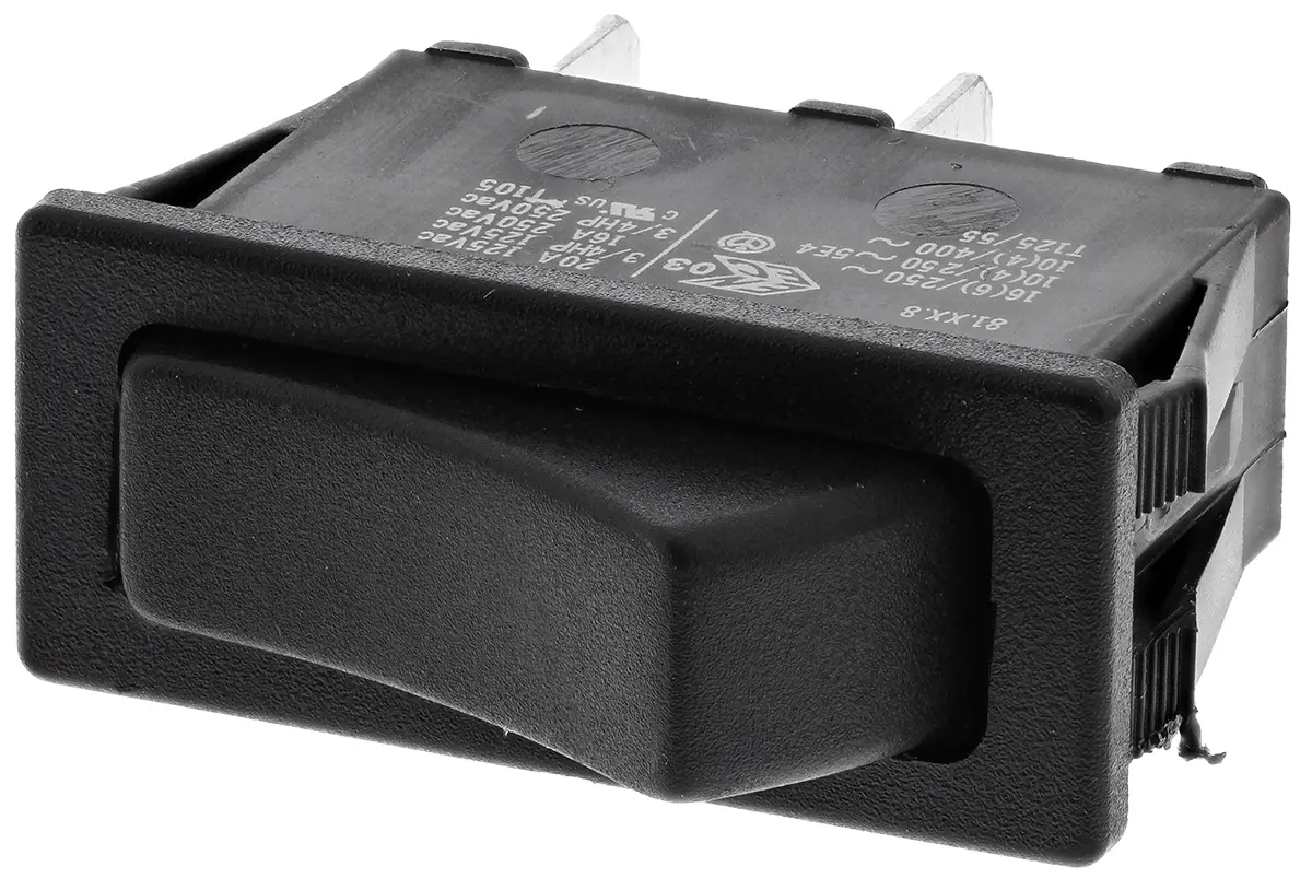Produktfoto 1 von Molveno Panel Kippschalter SPST Ein-Neutral-Ein Ein-Aus, 16 A, IP88, IP58
