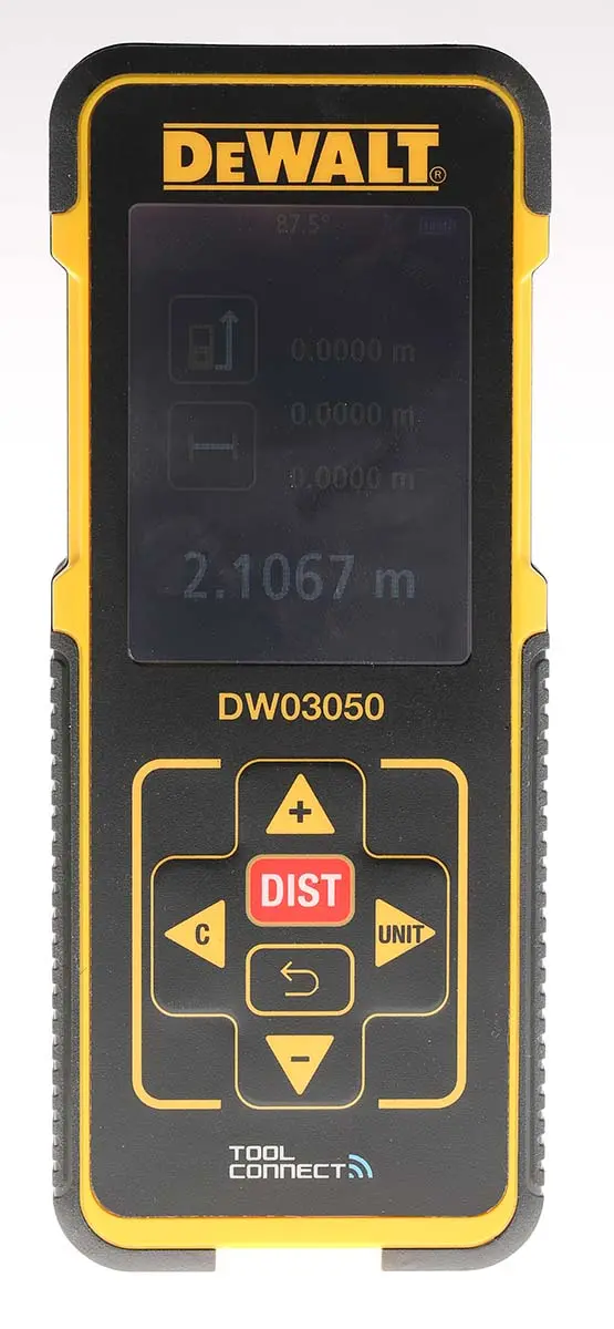 Produktfoto 1 von DeWALT DW03050 Laser Entfernungsmesser, zöllig, Klasse 2
