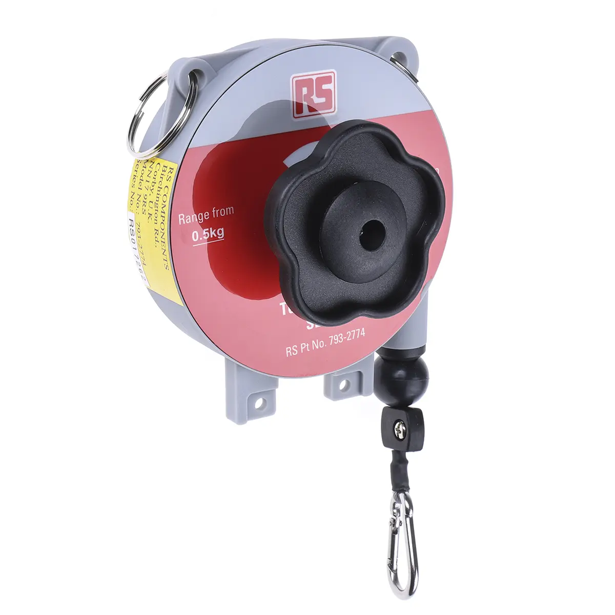 Produktfoto 1 von RS PRO Balancer, Traglast 1.2 kg, Seilauszug: 1600 mm