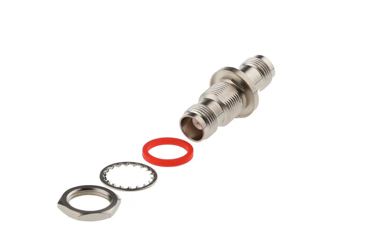 Produktfoto 1 von RS PRO Koaxadapter, 50 Ω, Gerade, 11GHz Buchse Buchse, Koaxial Nennspannung