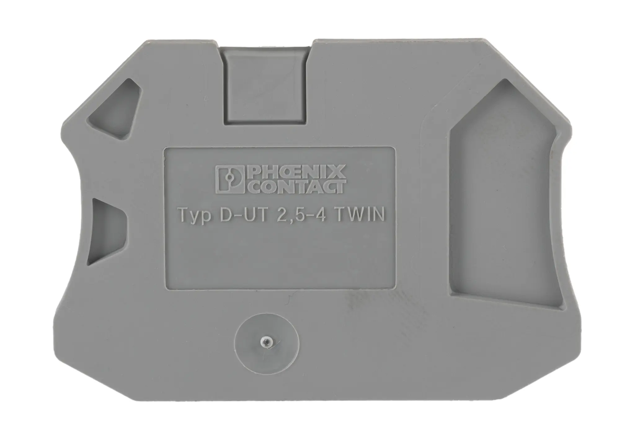 Produktfoto 1 von Phoenix Contact D-UT 2.5/4-TWIN Endabdeckung für Modularer Anschlussklemmenblock