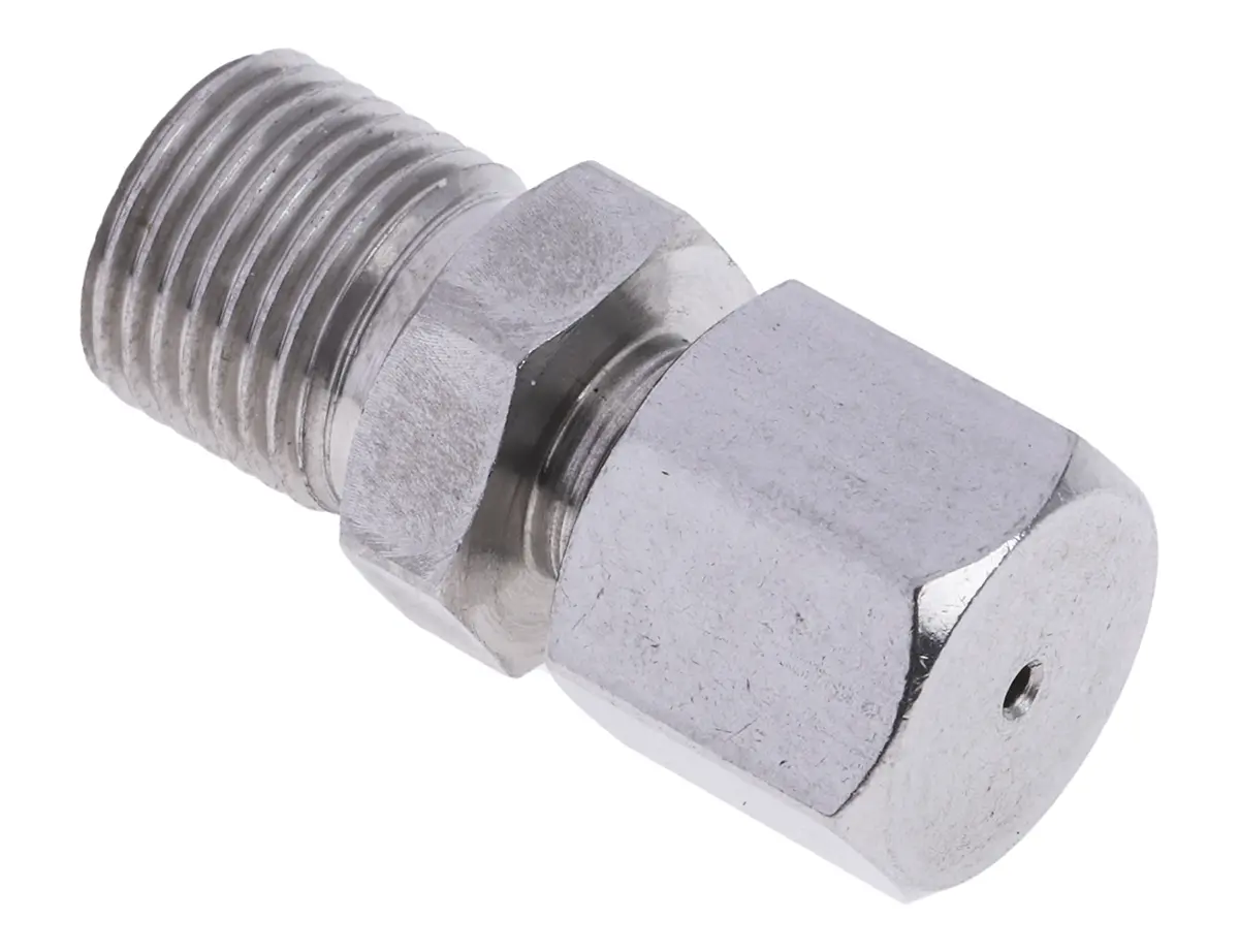 Produktfoto 1 von RS PRO 1/8 BSP Quetschverschraubung für Thermoelement oder PRT-Sonde