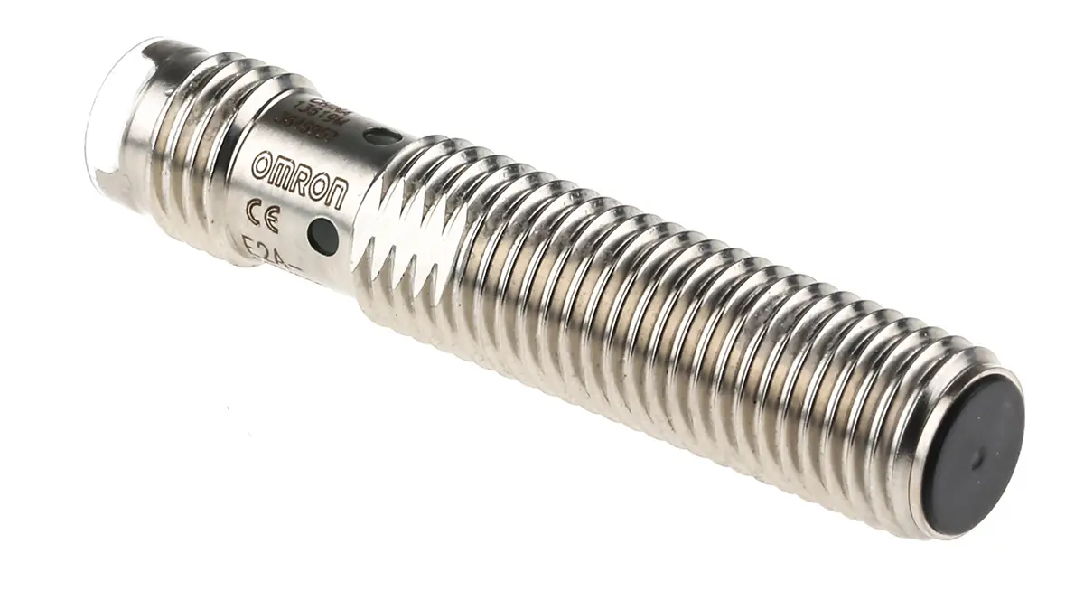 Produktfoto 1 von Omron E2A M8 Näherungssensor Induktiv, Gewinderohr 2 mm PNP 12 → 24 V dc / 200 mA NC, IP67