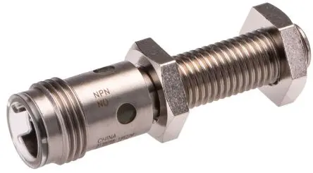 Produktfoto 1 von Omron E2A M8 Induktiver Näherungssensor, Gewinderohr NPN / 200mA 2 mm, IP69K, IP67 240 V ac 32 V dc