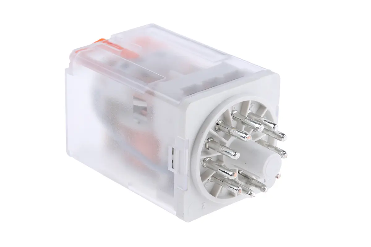 Produktfoto 1 von Relpol R15 Leistungsrelais 230V ac Spule Dreipoliger Umschalter 10A 7.1 kΩ 2.8 W
