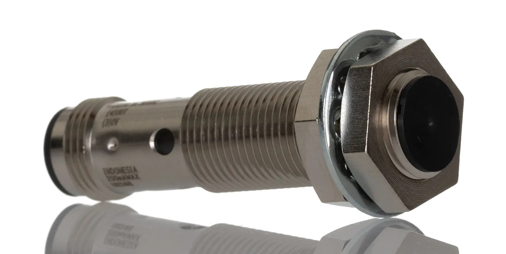 Produktfoto 1 von Omron E2B M12 Näherungssensor Induktiv, Gewinderohr 4 mm PNP 12 → 24 V dc / 200 mA NO, IP67