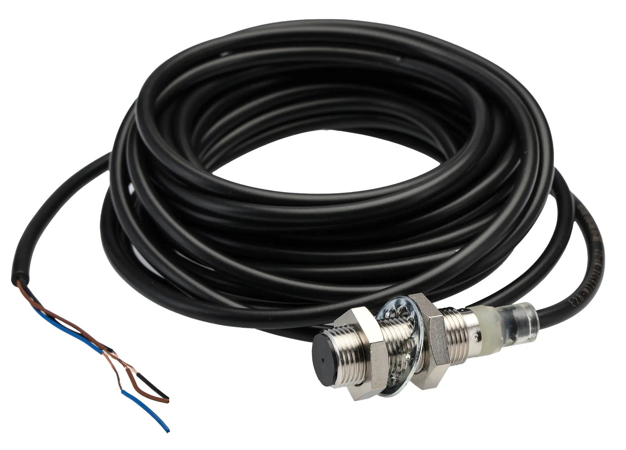 Produktfoto 1 von Omron E2B M12 Induktiver Näherungssensor, Gewinderohr NPN / 200mA 30 mm, IP67 1000 V ac 30 V dc
