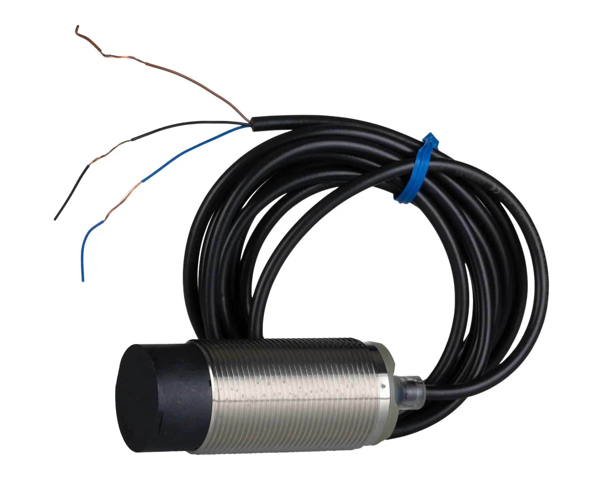 Produktfoto 1 von Omron E2B M30 Näherungssensor Induktiv, Gewinderohr 30 mm PNP 12 → 24 V dc / 200 mA NO, IP67