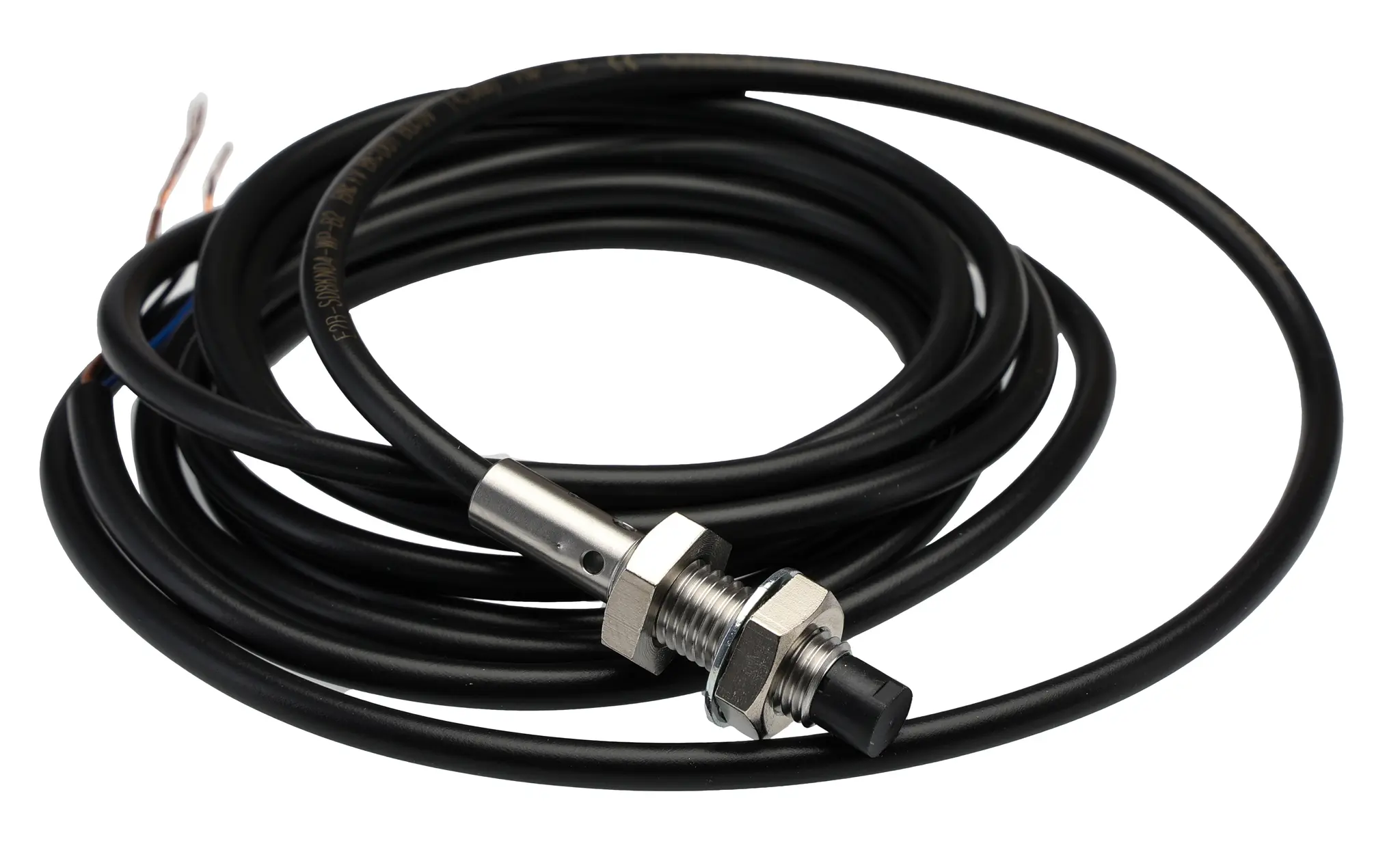 Produktfoto 1 von Omron E2B M8 Näherungssensor Induktiv, Gewinderohr 4 mm PNP 12 → 24 V dc / 200 mA NC, IP67