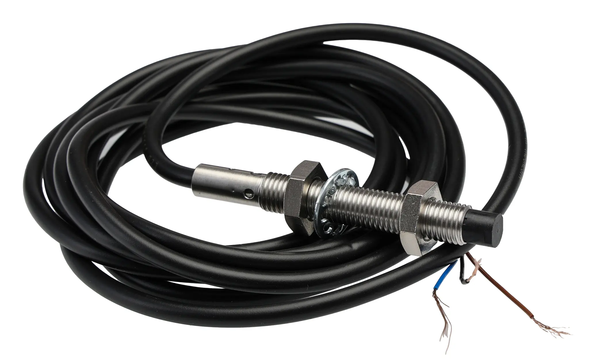 Produktfoto 1 von Omron E2B M8 Näherungssensor Induktiv, Gewinderohr 4 mm PNP 12 → 24 V dc / 200 mA NO, IP67