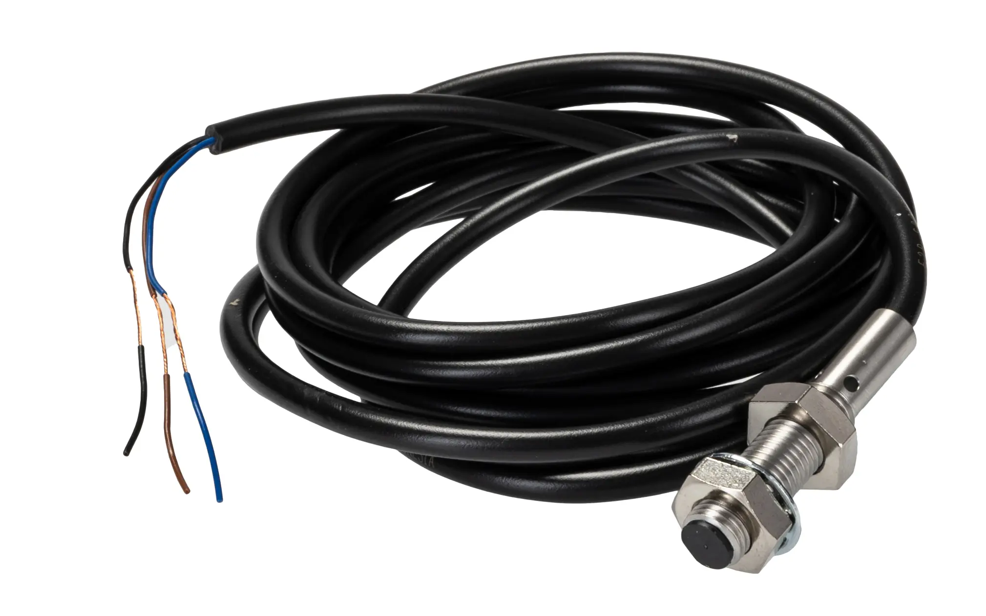 Produktfoto 1 von Omron E2B M8 Näherungssensor Induktiv, Gewinderohr 2 mm PNP 12 → 24 V dc / 200 mA NC, IP67
