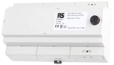 Produktfoto 1 von RS PRO 75 VA DIN-Schienen-Trafo, Primär 230 V ac / Sekundär 24 V ac DIN-Hutschiene 1 Ausg., 90 mm x 160mm x 58 mm