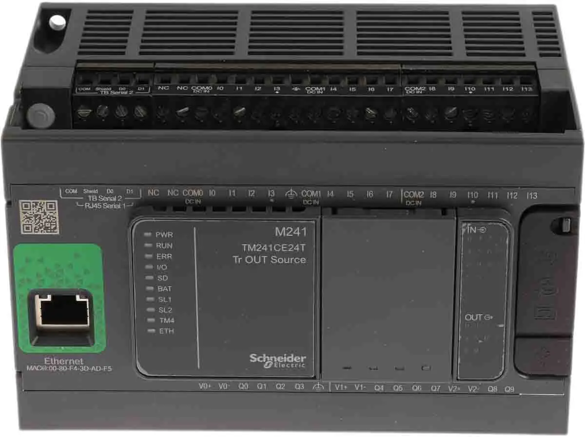 Produktfoto 1 von Schneider Electric Modicon M241 SPS CPU, 14 Eing. Transistor Ausg.Typ 24 V