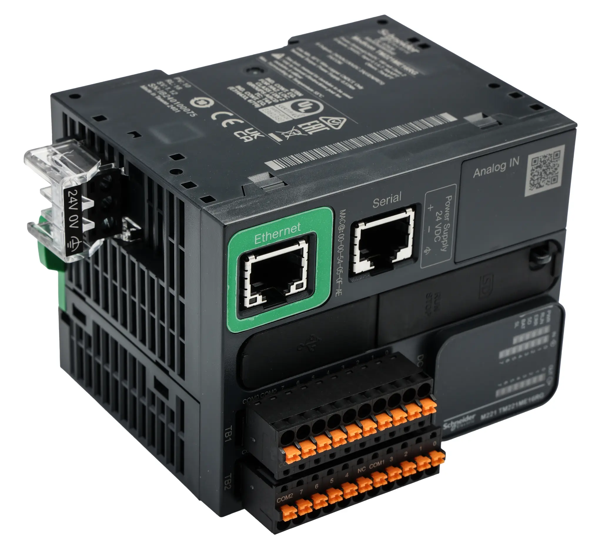 Produktfoto 1 von Schneider Electric Modicon M221 SPS CPU, 8 Eing. / 7 Digitaleing. Digital Ausg.Typ Analog Eing.Typ 24 V dc