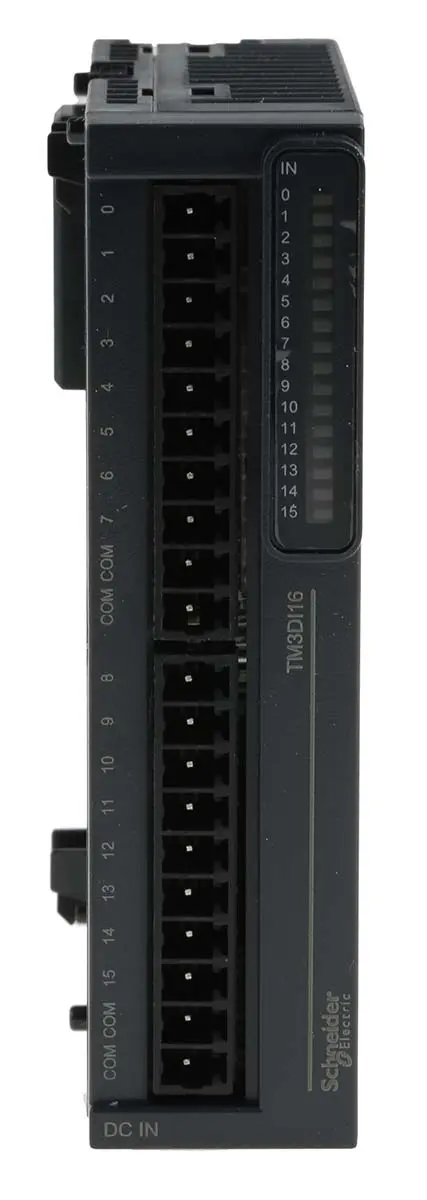 Produktfoto 1 von Schneider Electric TM3 SPS-E/A Modul für Modicon M221, Modicon M241, Modicon M251 16 x DC Eingang Modicon TM3 24 V 50m