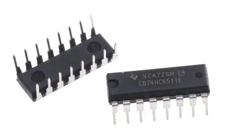 Produktfoto 1 von Texas Instruments DeMultiplexer, 16-Pin 1, PDIP, HC, 6V- bipolar, 2 V- bipolar, Nicht invertierend