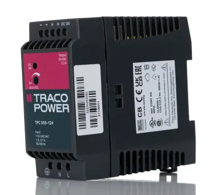 Produktfoto 1 von TRACOPOWER TPC DIN-Schienen Netzteil Geschalteter Modus 375 V dc, 264V ac Wechselstrom/Gleichstrom / 2.3 A 28.8V dc DC