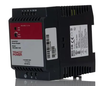 Produktfoto 1 von TRACOPOWER TPC DIN-Schienen Netzteil Geschalteter Modus 375 V dc, 264V ac Wechselstrom/Gleichstrom / 1.7 A 56V dc DC 80