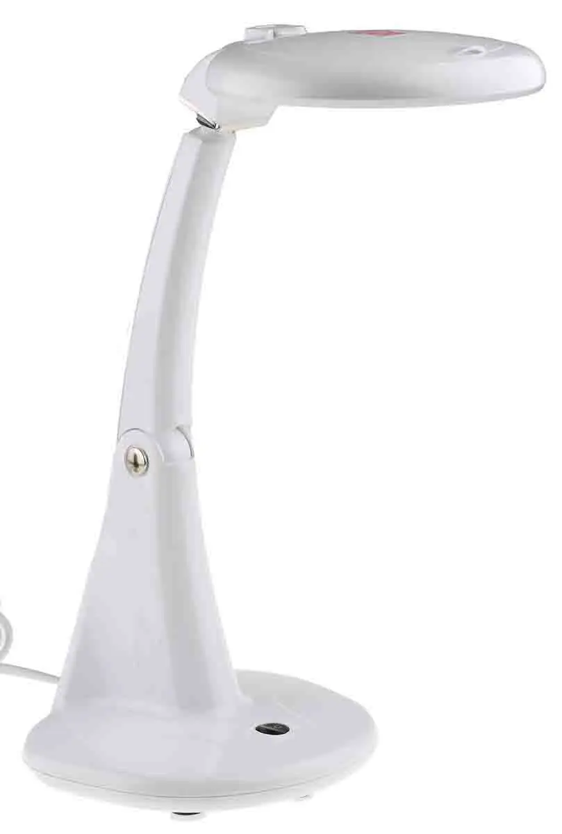 Produktfoto 1 von RS PRO LED Lupenleuchte Integrierte Basis, 100 mm Linse 100 mm, 2 W / 240 V ac, Typ C, 3-polig (Global)