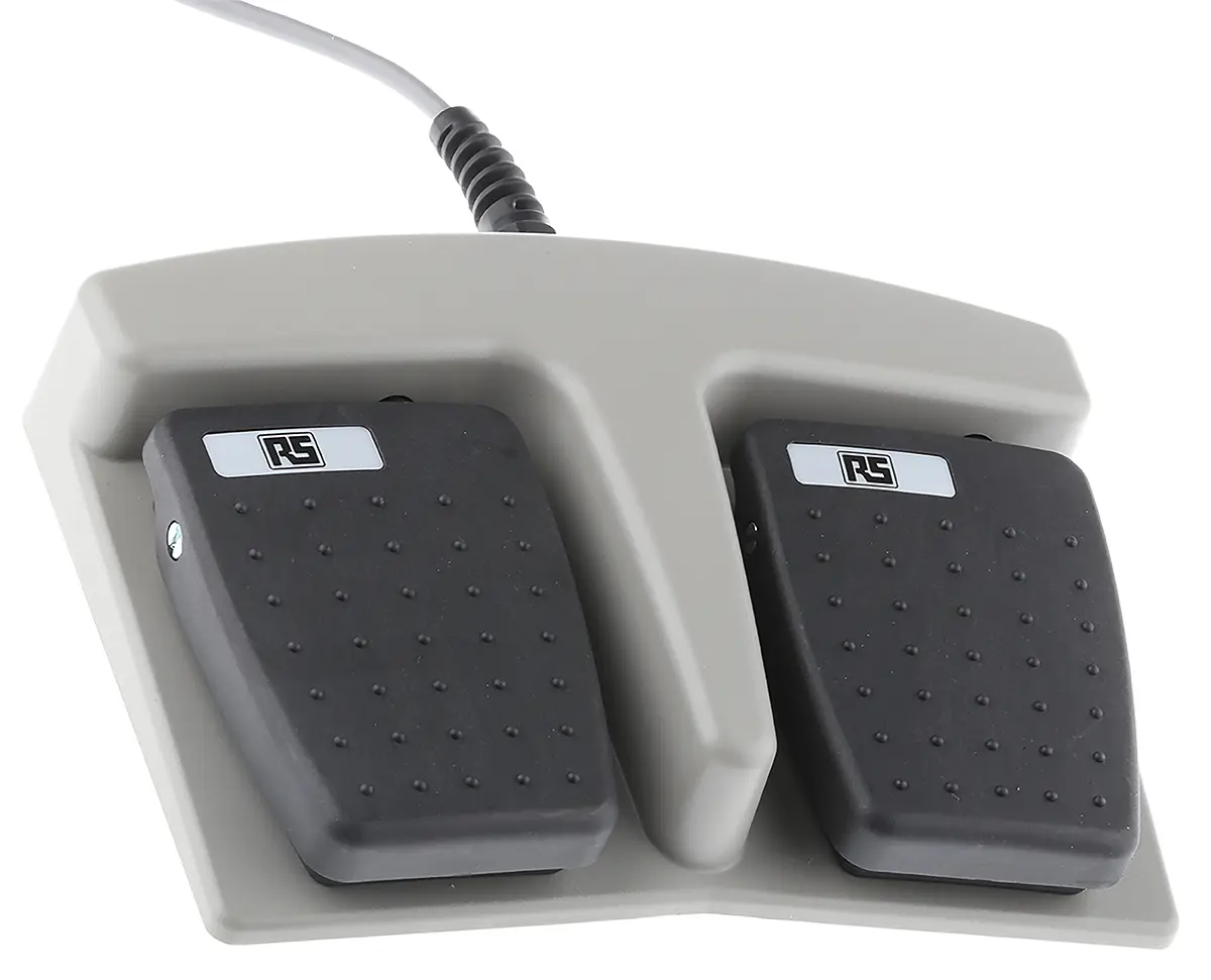Produktfoto 1 von RS PRO Universal 6226 Fußschalter Tastend, DPST Thermoplast, 3A 24 V ac, IPX7