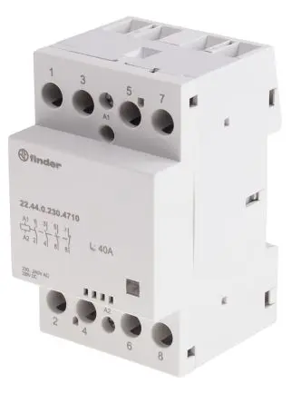 Produktfoto 1 von Finder 22 Schütz 240V ac-Spule, 4-polig / 40 A