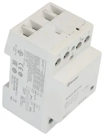Produktfoto 1 von Finder 22 Schütz 230V ac/dc-Spule, 4-polig, 480V ac, 400 V ac / 63 A 6 VA 3 Schließer, 1 Öffner