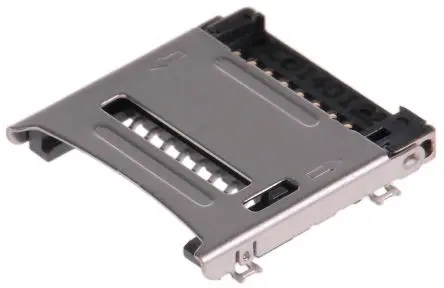 Molex 47219 MicroSD, Gerade Steckverbinder für Speicherkarten Buchse, 8-polig Lot, Raster 1.1 mm, Abdeckung mit