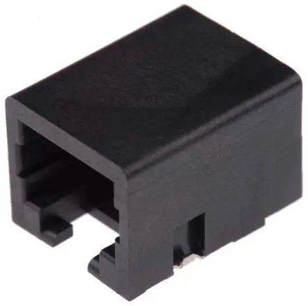 Produktfoto 1 von Molex 44144 Buchse Cat3 RJ11-Steckverbinder, 1-Port 6-polig Ungeschirmt Oberfläche gewinkelt