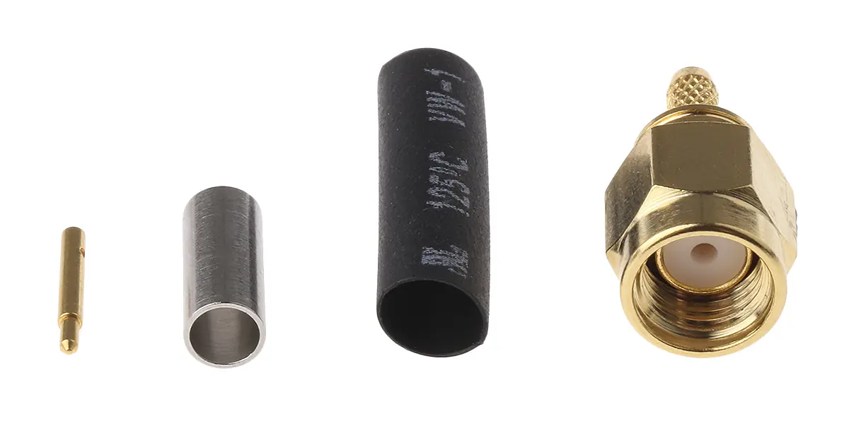 Produktfoto 1 von Molex 73251 Stecker Koaxialsteckverbinder SMA-Steckverbinder, Kabel, 50 Ω Crimpbefestigung, Subminiature, Gerade