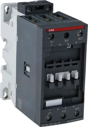 Produktfoto 1 von ABB AF52 Schütz 230V ac-Spule, 3-polig, 690V ac / 100 A 250V 22 kW 3 Schließer Schalten von Kondensatoren,