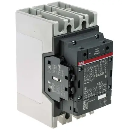 Produktfoto 1 von ABB AF190 Schütz 230V ac-Spule, 3-polig, 690V ac / 275 A 250V 90 kW 3 Schließer Motorsteuerung 2-Hilfskontakte