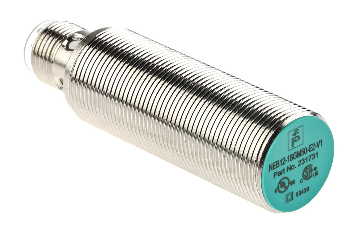 Produktfoto 1 von Pepperl + Fuchs M18 Näherungssensor Induktiv, Gewinderohr 12 mm PNP 10 → 30 V dc / 200 mA NO, IP67