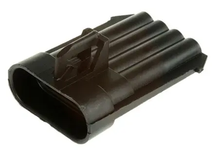 Produktfoto 1 von Delphi Metri-Pack 150 Kfz-Steckverbinder, Kabel, Kfz-Steckverbinder, Crimpbefestigung, Stecker, 4-polig, Schwarz /