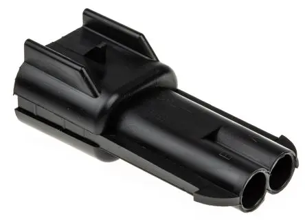 Produktfoto 1 von Delphi Metri-Pack 280 Kfz-Steckverbinder, Kabel, Kfz-Steckverbinder, Crimpbefestigung, Stecker, 2-polig, Schwarz /