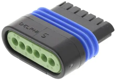 Produktfoto 1 von Delphi Metri-Pack 150.2 Pull-To-Seat Kfz-Steckverbinder, Kabel, Kfz-Steckverbinder, Crimpbefestigung, Buchse, 6-polig,